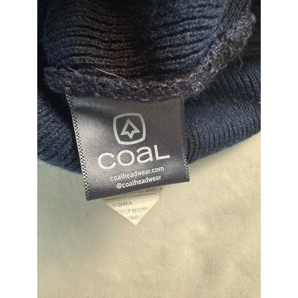 Coal Headwear Beanie Bundle The Uniform Low Grey Marl and Navy Blue Knit Hats